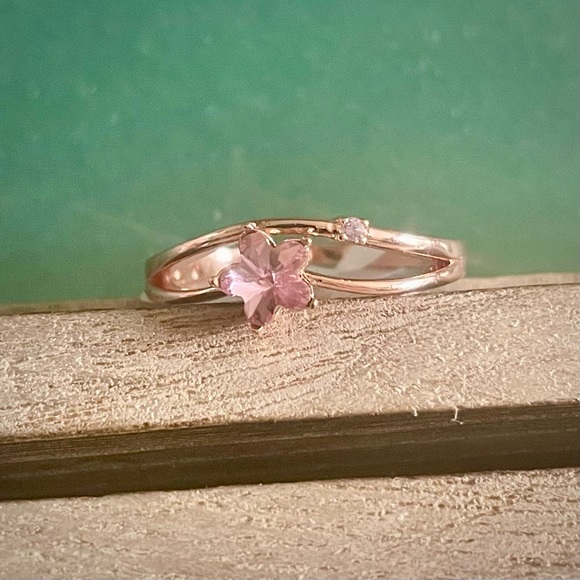 Sakura Cherry Blossom 3 ring set - Fragrant Jewels - Picture 5 of 11